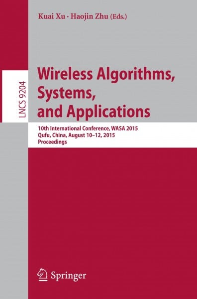Wireless Algorithms, Systems, and Applications