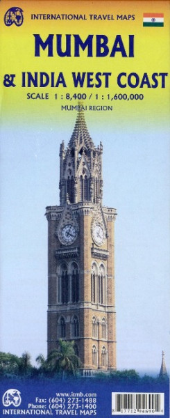Mumbai (Bombay) City Map (INDIA) 1 : 12 000