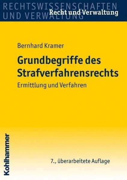 Grundbegriffe des Strafverfahrensrechts