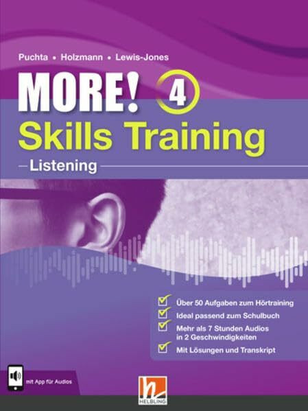 MORE! 4 Skills Training - Listening: mit App für Audios (Helbling Languages)