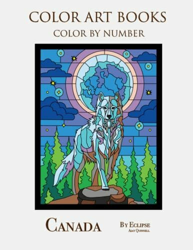 Canada - Color By Number Book : Superior paper edition