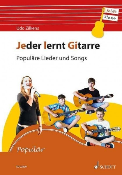 Jeder lernt Gitarre - Populäre Lieder und Songs