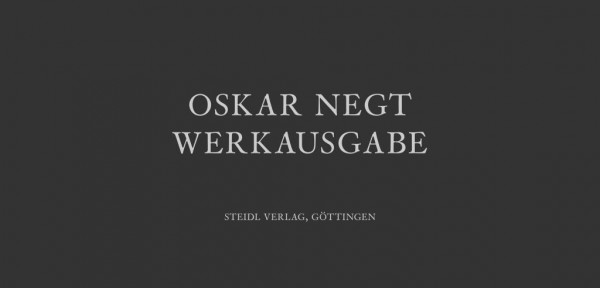 Oskar Negt | Werkausgabe. 20 Bände