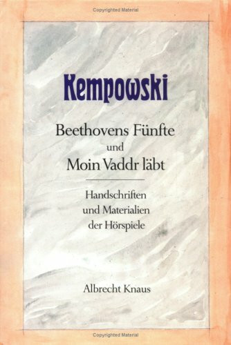 Beethovens Fünfte und Moin Vaddr läbt. Die Buchkassette der Hörspiele