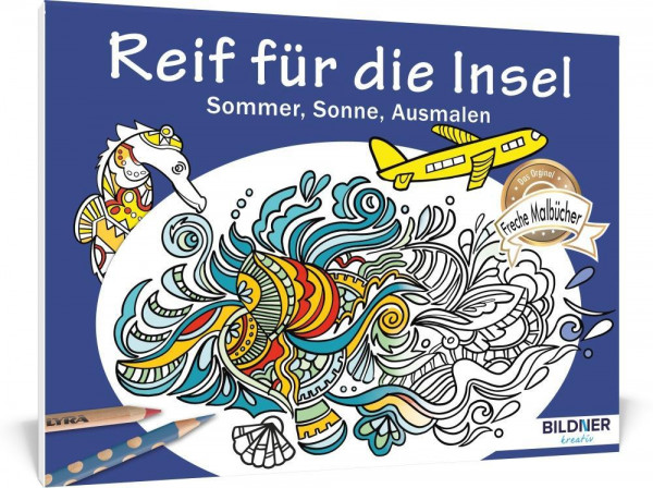Malbuch für Erwachsene: Reif für die Insel