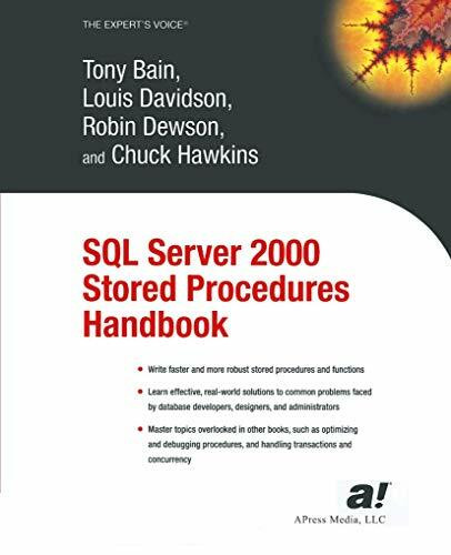 Sql Server 2000 Stored Procedures Handbook (Expert's Voice)
