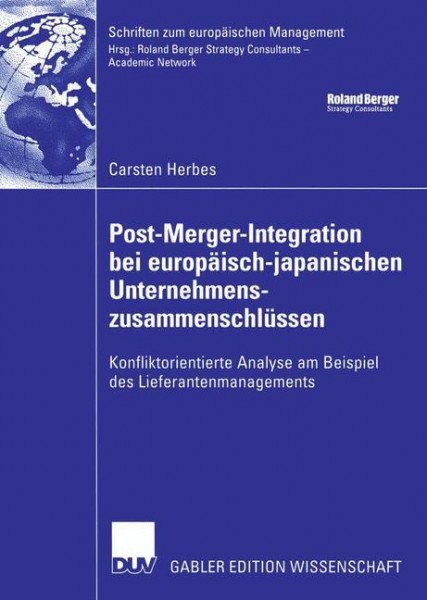 Post-Merger-Integration bei europäisch-japanischen Unternehmenszusammenschlüssen