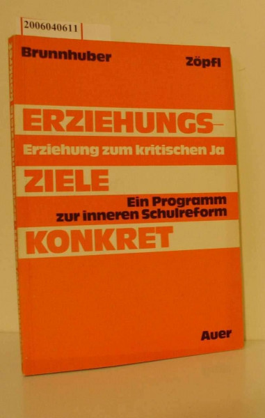 Erziehungsziele konkret