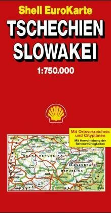 Tschechische Republik / Slowakische Republik 1 : 750 000. (Die Große Shell Autokarte). eurokarte Tschechische Republik / Slowakische Republik 1 : 750 000. (Die Große Shell Autokarte). eurokarte