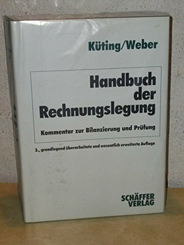 Handbuch der Rechnungslegung. Kommentar zur Bilanzierung und Prüfung