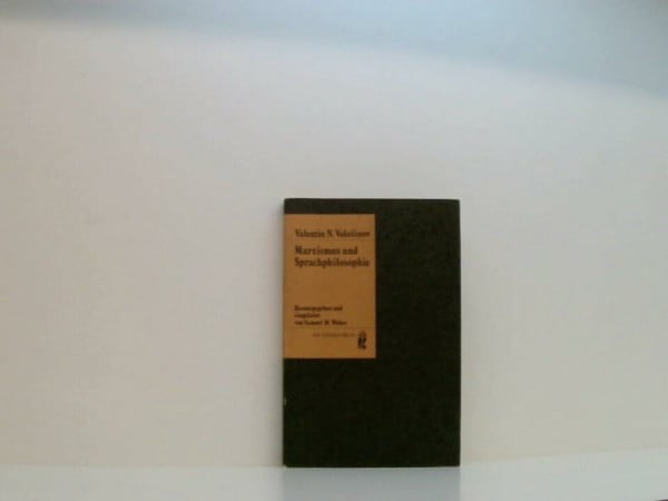 Marxismus und Sprachphilosophie.