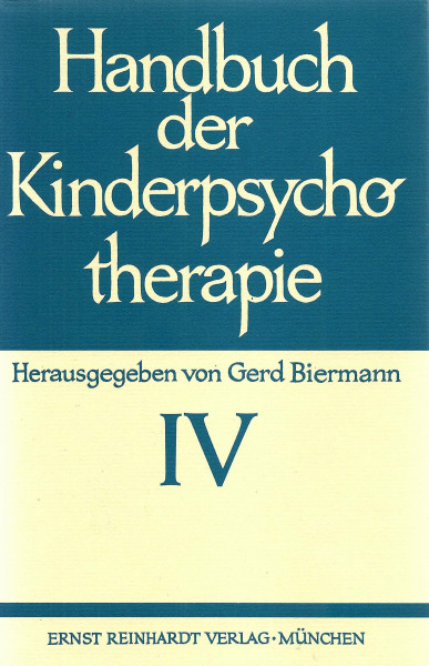 Handbuch der Kinderpsychotherapie, Bd.4