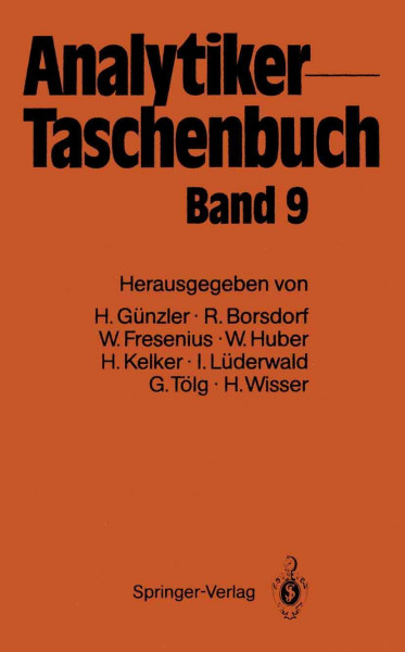 Analytiker-Taschenbuch (Analytiker-Taschenbuch, 7)