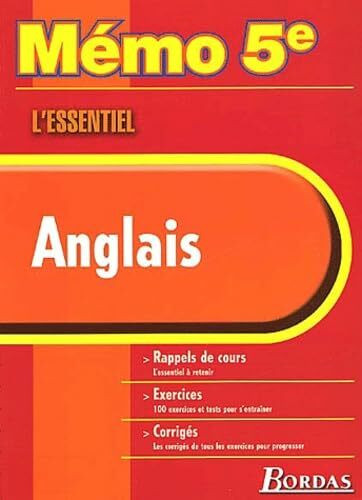 Anglais 5eme. L'Essentiel