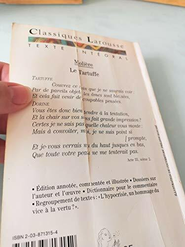 Le Tartuffe: Comédie
