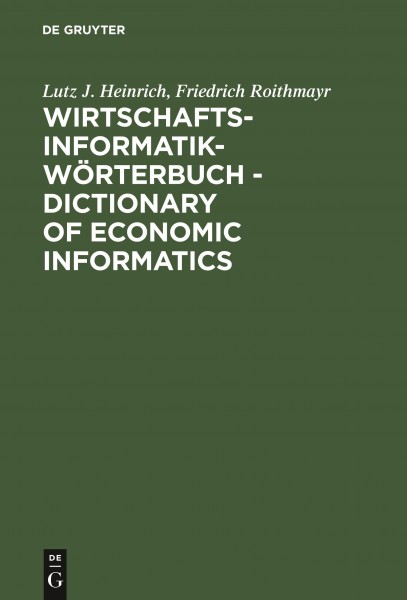 Wirtschaftsinformatik-Wörterbuch - Dictionary of Economic Informatics