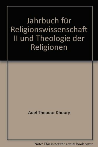 Jahrbuch für Religionswissenschaft II und Theologie der Religionen