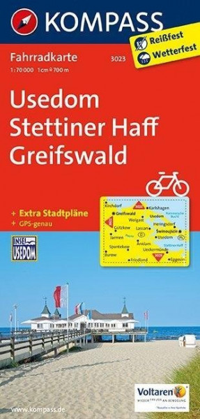 Usedom - Stettiner Haff - Greifswald 1 : 70 000