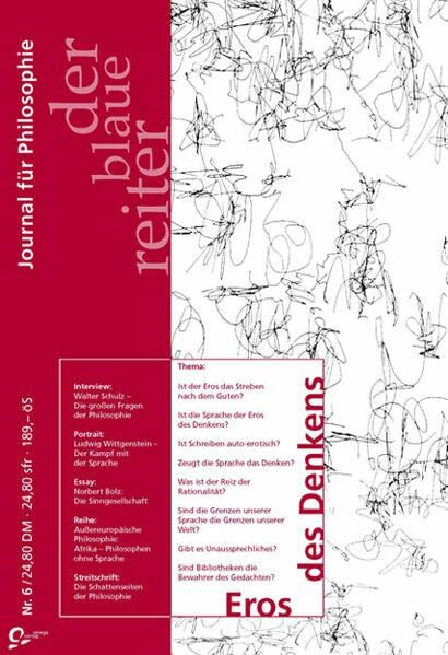 Der blaue reiter, Journal für Philosophie, Nr.6, Eros des Denkens