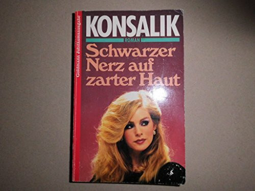 Schwarzer Nerz auf zarter Haut