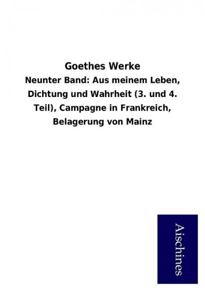 Goethes Werke