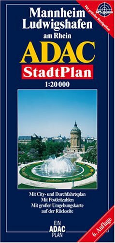 ADAC Stadtplan Mannheim, Ludwigshafen am Rhein: Mit City- u. Durchfahrtsplan, Postleitzahlen sowie großer Umgebungskarte. GPS-genau