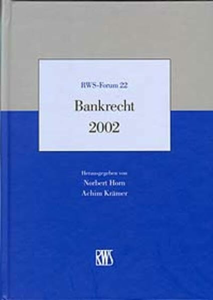 Bankrecht 2002 (RWS-Forum)