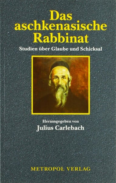 Das aschkenasische Rabbinat: Studien über Glaube und Schicksal