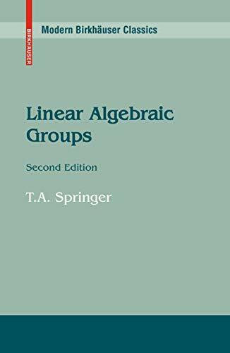 Linear Algebraic Groups (Progress in Mathematics, 9)