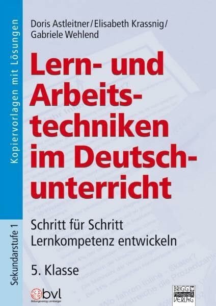 Lern- und Arbeitstechniken im Deutschunterricht, 5. Klasse