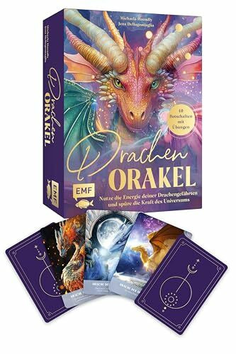 Orakel-Kartenset: Drachen-Orakel | Nutze die Energie deiner Drachengefährten und spüre die Kraft des Universums: 40 Drachen-Botschaften mit Begleitbuch: Spirituelle Weisheiten, Übungen und Reflexionen