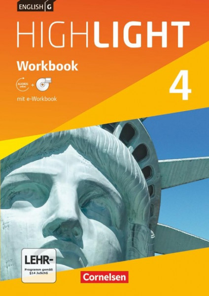 English G Highlight 04: 8. Schuljahr. Workbook mit e-Workbook und Audios online