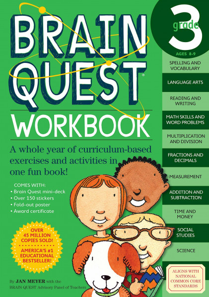Brain Quest Workbook: 3rd Grade: 1 (Brain Quest Workbooks)