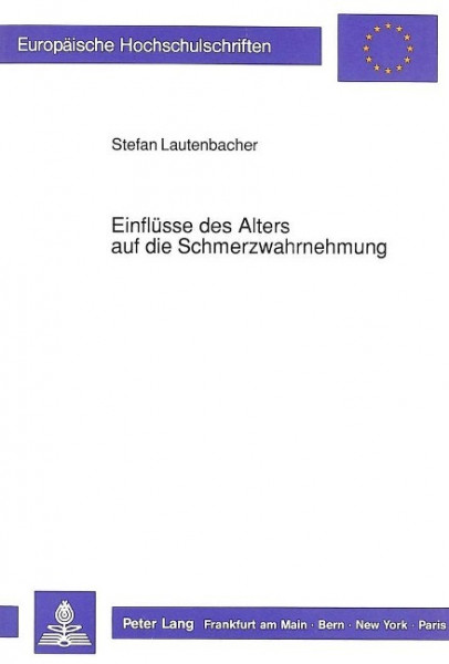 Einflüsse des Alters auf die Schmerzwahrnehmung