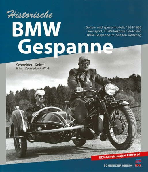 Historische BMW-Gespanne: Serien- und Spezialmodelle 1924-1976