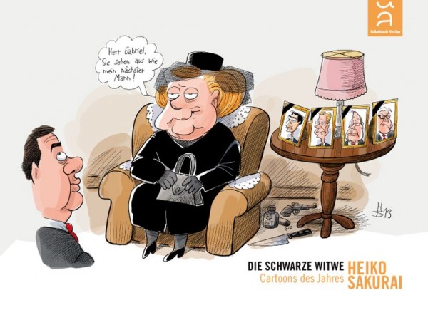 Die schwarze Witwe - Die Cartoons des Jahres 2013 (Cartoon-Jahresbände / Das beste von Klaus Stuttma