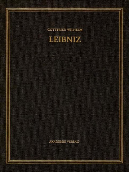 Sämtliche Schriften und Briefe. Mathematische Schriften 1673-1676. Arithmetische Kreisquadratur