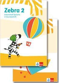 Zebra 2. Paket: Arbeitsheft in Grundschrift, Arbeitsheft Lesen/Schreiben Klasse 2
