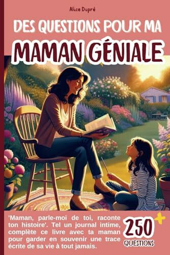 Des Questions pour ma Maman Géniale: Maman, parle-moi de toi, raconte-moi ton histoire à travers plus de 250 questions : ta vie, tes souvenirs... Un ... une trace écrite de sa vie à tout jamais.