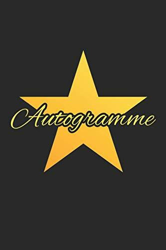 Autogramme: A5 Autogrammbuch zum selbst Befüllen mit Platz für ein Foto, Infos zum Star und dem Autogramm I Für 50 Autogramme mit Inhaltsverzeichnis