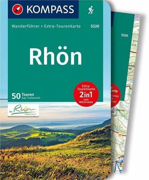 KOMPASS Wanderführer Rhön: Wanderführer mit Extra-Tourenkarte 1:50.000, 50 Touren, GPX-Daten zum Download