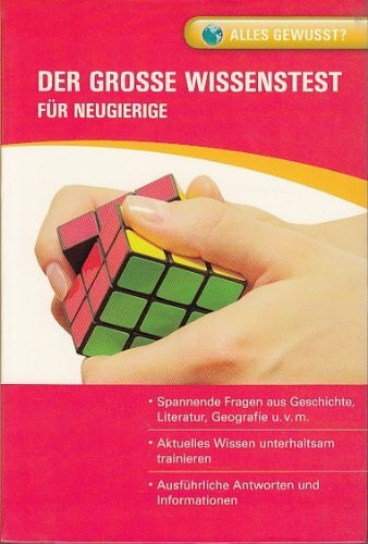 Der Grosse Wissenstest Für Neugierige