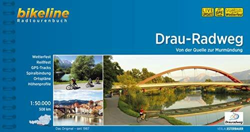 Bikeline Drau-Radweg: Von der Quelle nach Maribor. Radtourenbuch 1 : 50 000, 360 km, wetterfest/reißfest, GPS-Tracks-Download