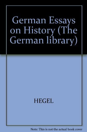 German Essays on History (German Library)