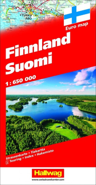 Finnland Suomi Strassenkarte 1:650 000