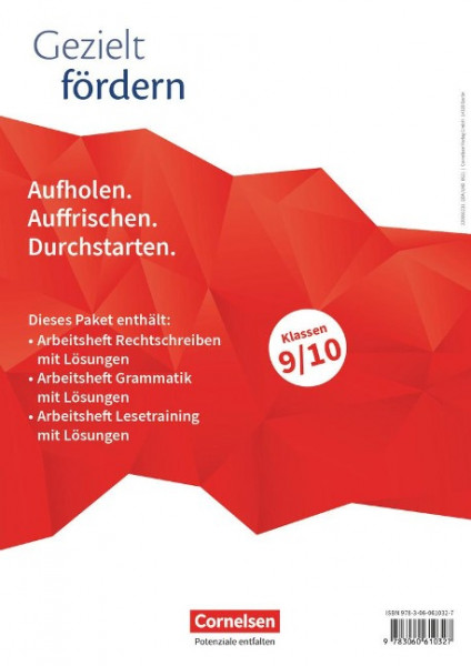 Gezielt fördern 9./10. Schuljahr. Thematische Arbeitshefte im Paket