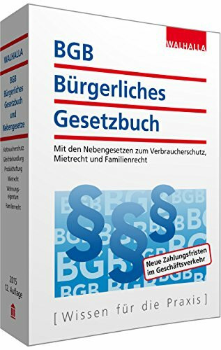 BGB - Bürgerliches Gesetzbuch Ausgabe 2015: Mit den Nebengesetzen zum Verbraucherschutz, Mietrecht und Familienrecht