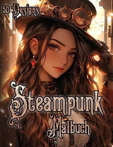 Clockwork Gears: Ein Viktorianisches Steampunk Malbuch für Erwachsene & Jugendliche