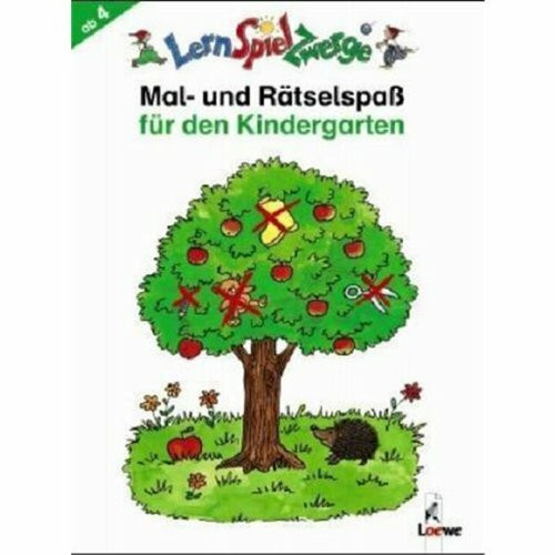 Mal- und Rätselspaß für den Kindergarten (4-5)
