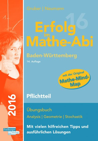 Erfolg im Mathe-Abi 2016 Pflichtteil Baden-Württemberg: mit der Original Mathe-Mind-Map
